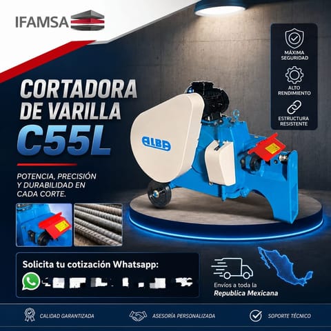 CORTADORA DE VARILLA ALBA C55L