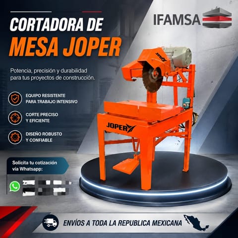 CORTADORA DE MESA JOPER en Puebla (Municipio)