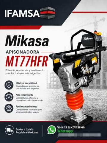 APISONADORA MIKAZA MT77HFR en Puebla (Municipio)