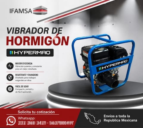 VIBRADOR DE HORMIGÓN HYPERMAQ