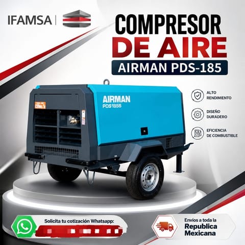 COMPRESOR DE AIRE AIRMAN PDS-185
