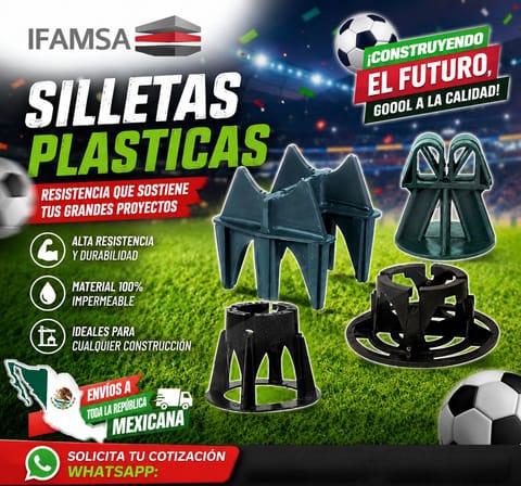 ¿Buscas silletas plásticas de alta resistencia para tu obra? en Ecatepec de Morelos (Municipio)