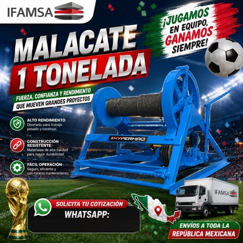 MALACATE 1 TON HYPERMAQ - en Ecatepec de Morelos (Municipio)