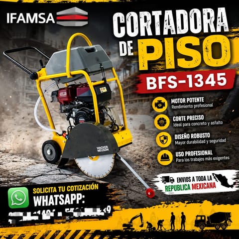 CORTADORA DE PISO BFS-1345 en Ecatepec de Morelos (Municipio)