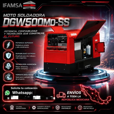 Moto Soldadora DGW500MD-SS