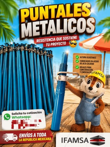 PUNTALES PARA CONSTRUCCIÓN -