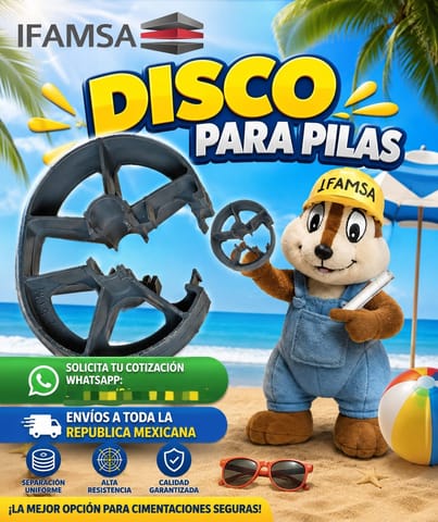 Material para construcción: Disco para Pilas en Ecatepec de Morelos (Municipio)
