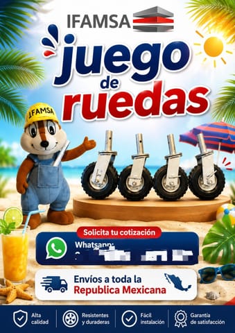 Juego de Ruedas RH-8 IFAMSA