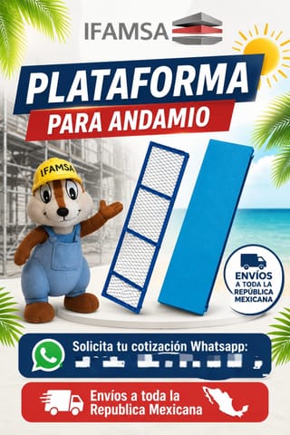 PLATAFORMAS PARA ANDAMIOS EN IFAMSA