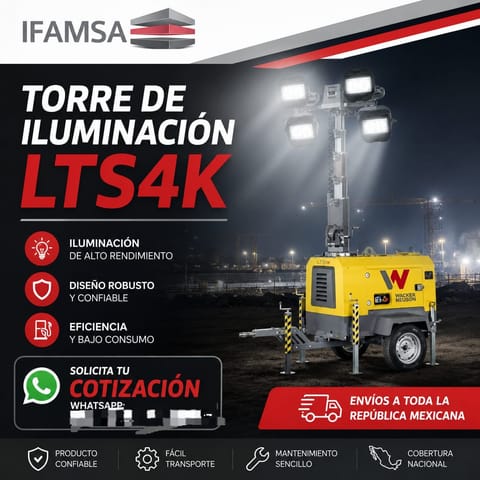 TORRE DE ILUMINACIÓN LTS4K LED