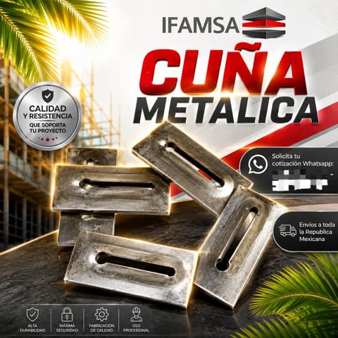 Cuñas Metálicas para construcción en Ecatepec de Morelos (Municipio)