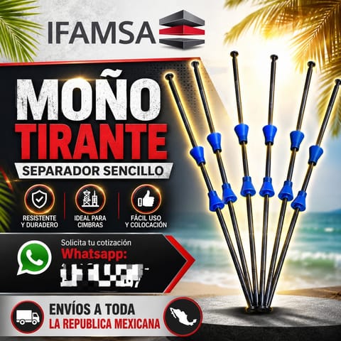 MOÑOS TIRANTES SEPARADORES SENCILLOS