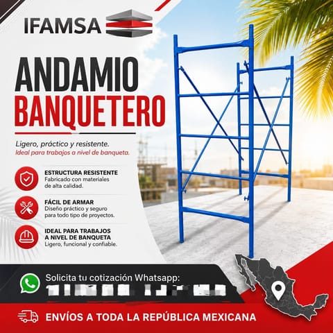 Andamio Banquetero 2.00 x .80 Alto x Ancho en Ecatepec de Morelos (Municipio)