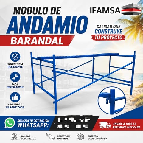 Modulo de Andamio Barandal en Ecatepec de Morelos (Municipio)