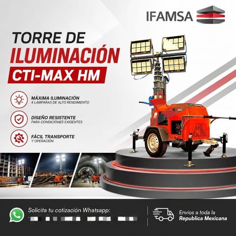 TORRE DE ILUMINACIÓN CTI-MAX HYPERMAQ