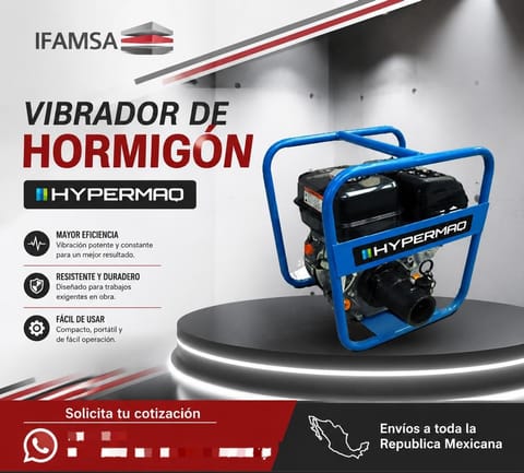 VIBRADOR DE HORMIGÓN HYPERMAQ