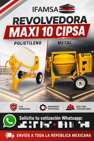 Revolvedora MAXI 10 CIPSA en Ecatepec de Morelos (Municipio)