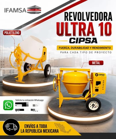 REVOLVEDORA ULTRA 10 CIPSA en Ecatepec de Morelos (Municipio)