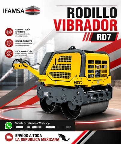 RODILLO VIBRADOR WACKER NEUSON RD7 en Ecatepec de Morelos (Municipio)