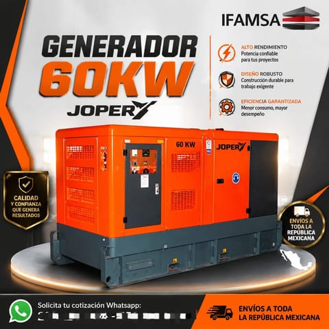 GENERADOR 60KW JOPER en Ecatepec de Morelos (Municipio)
