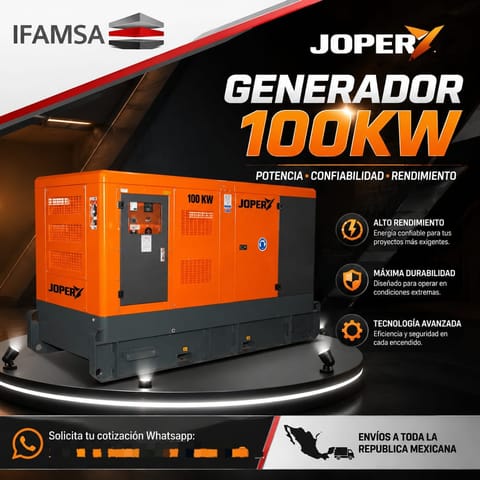 GENERADOR 100KW JOPER en Ecatepec de Morelos (Municipio)