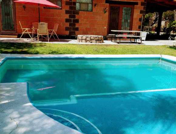 CASA CON ALBERCA PARA GRUPOS DE 26 PERSONAS en Tequisquiapan (Municipio)