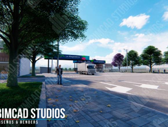 Diseño de Renders 3D, Planos y Animación de logos. en Barranquilla (Municipio)