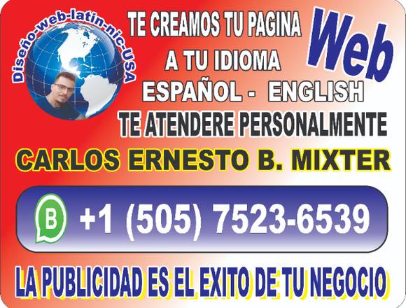 SERVICIO DE DISEÑO WEB. en Ciudad Sandino (Municipio)