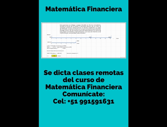 Se dicta clases del curso de Matematica Financiera in Berlin (Lokalität)