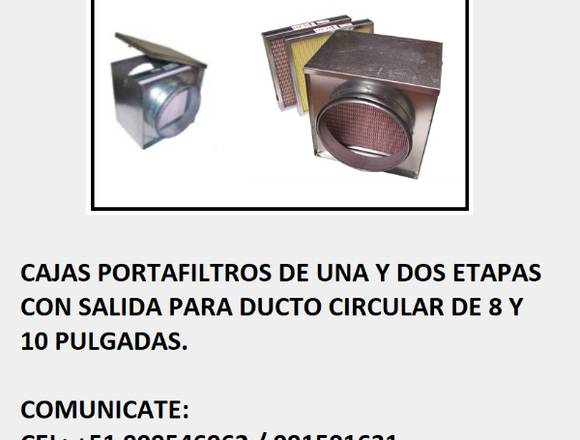 SE VENDE CAJA PORTA FILTRO en La Molina (Lima 12) (Distrito)