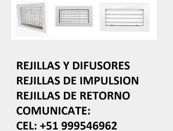 SE VENDE REJILLAS Y DIFUSORES en La Molina (Lima 12) (Distrito)