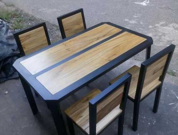 Muebles de metal y madera en San Pedro Sacatepéquez (Municipio)