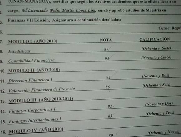 Se brinda asesoría académica. en La Cruz (Cantón)
