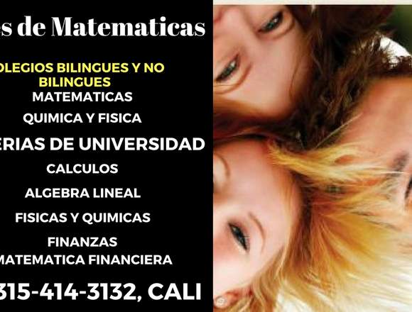 Clases Matemáticas Colegio/Universitarios en Caicedonia (Municipio)