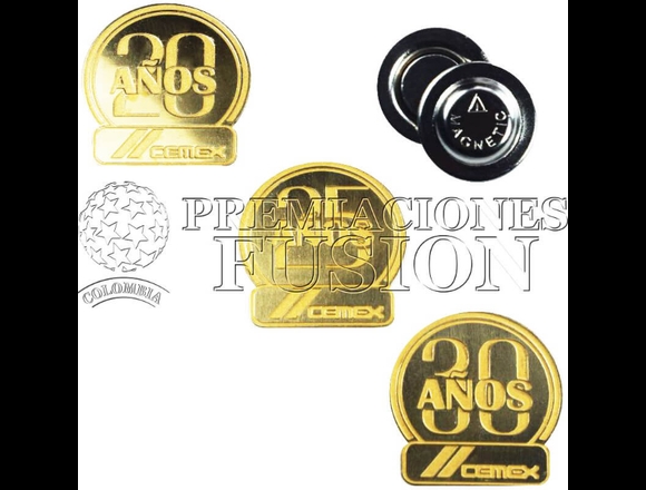 INCREÍBLES PINES MAGNÉTICOS PERSONALIZADOS