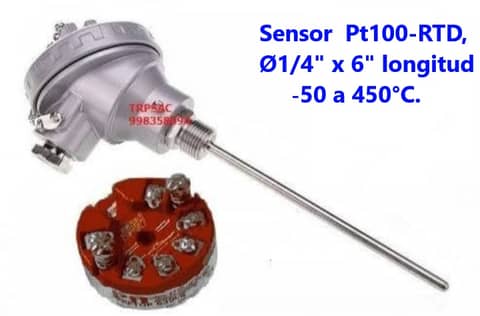 Sensores de temperatura, Termocuplas y Resistencias eléctricas.
