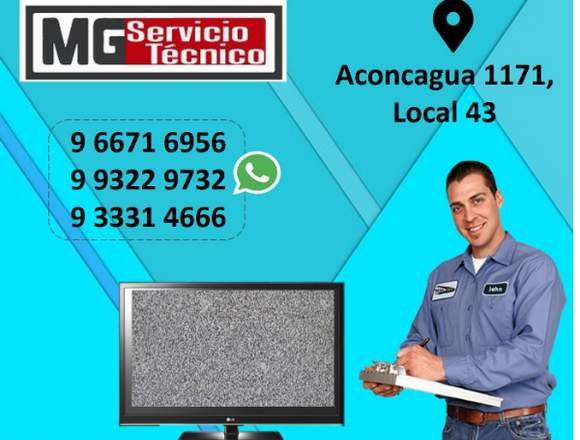 Servicio Tecnico de tv SMART Samsung LG AOC Sony en Santiago (Comuna)