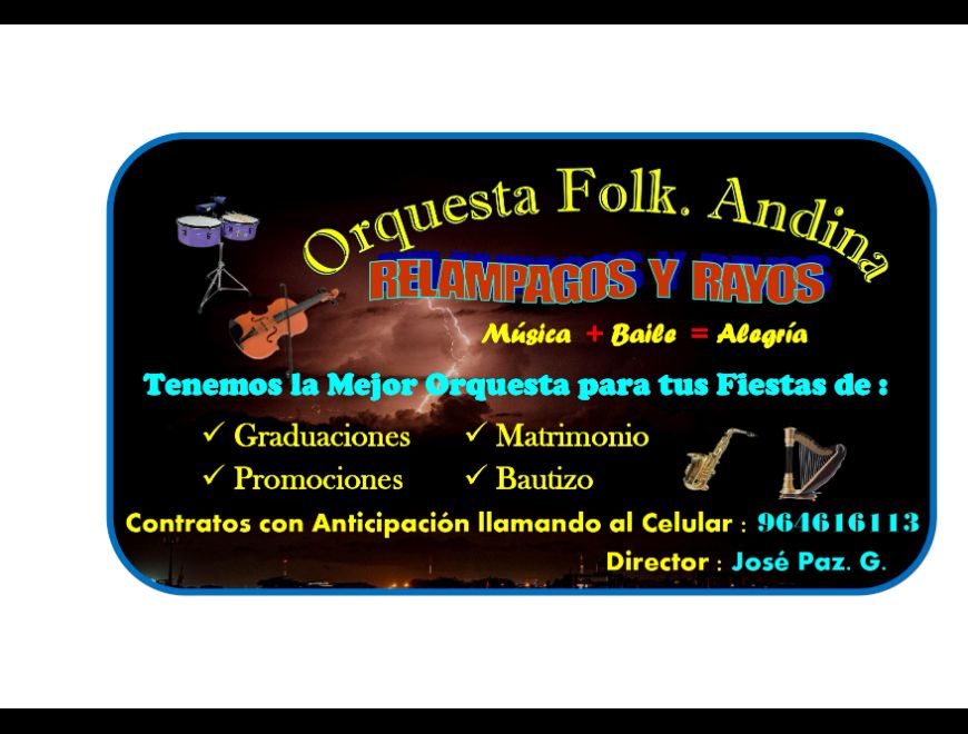 Orquesta Folklorica.Andina en Huancayo (Distrito)