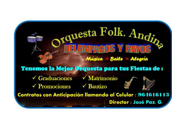 Orquesta Folklorica.Andina en Huancayo (Distrito)