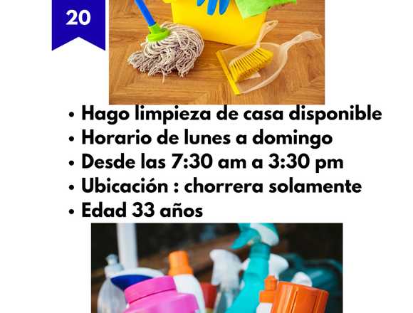 Limpieza residencial en chorrera en Ocú (Distrito)