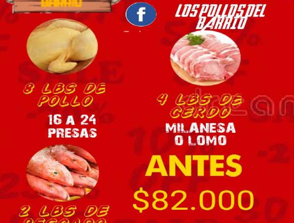 Promoción Pollo+Carne+Pescado 30% off en Pereira (Municipio)