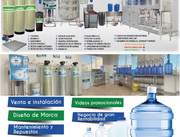 VENTA DE PLANTAS ENVASADORAS, PURIFICADORAS DE AGU en Cuenca (Cantón)
