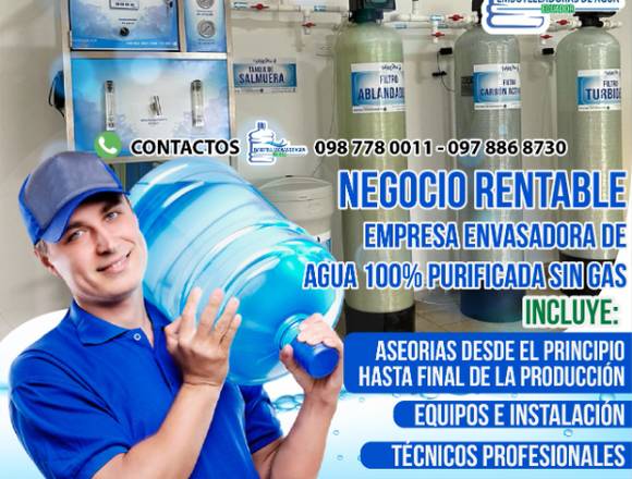 EMBOTELLADORA DE AGUA BIDONES, BOTELLAS Y GALONES