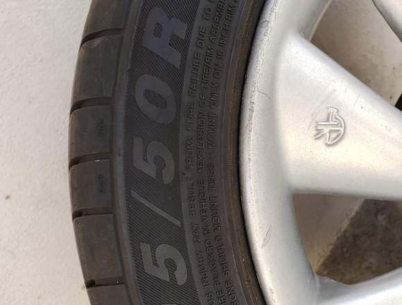 Rines Treffen 15x7 4-130 Et 38 Llantas 205/50 15