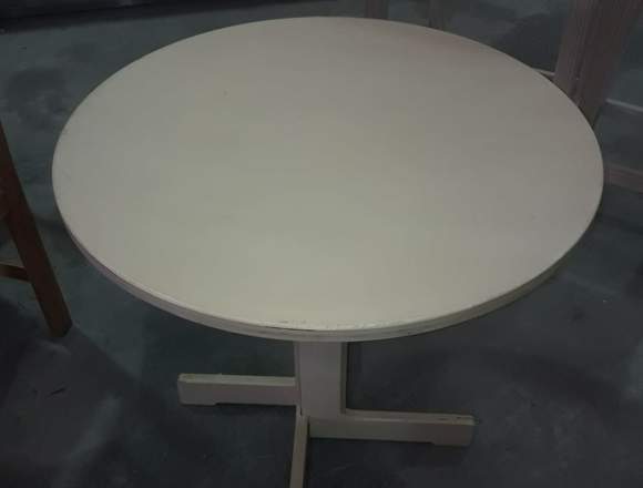 Mesa Madera Redonda Clara