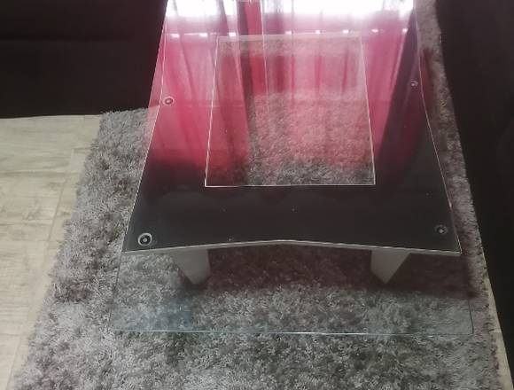 Mesa ratona madera y vidrio 1 m x 60 cm en La Paz (Localidad)