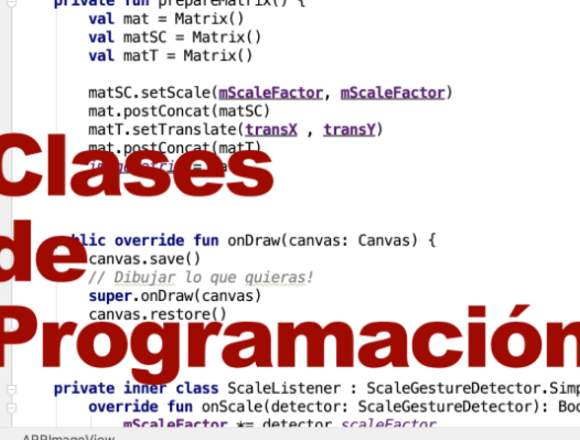 Clases de programación