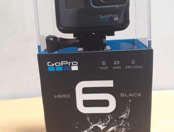 VENDO CÁMARA FOTOGRÁFICA GoPro HERO6 BLACK en Medellín (Municipio)