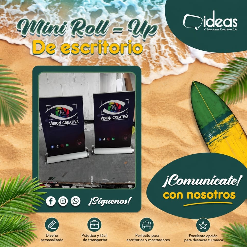 ROLL UP MIINIS PERSONALIZADOS en Ciudad de Guatemala (Municipio)