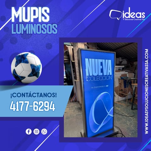 ¡MUPIS LUMINOSOS QUE HACEN DESTACAR TU MARCA en Ciudad de Guatemala (Municipio)